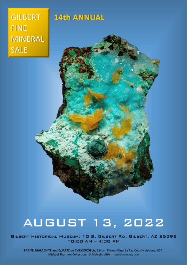 14th Annual Gilbert Fine Mineral Show @ Gilbert Historical Society Museum